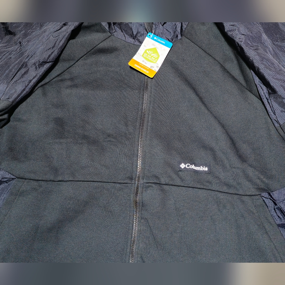 NWT Columbia Sportswear Men's Black Reversible Hybrid Jacket Size 2XL and S - Picture 6 of 10